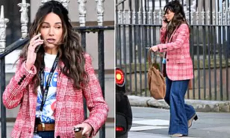 Michelle Keegan Spotted Filming New Harlan Coben Thriller The Woods