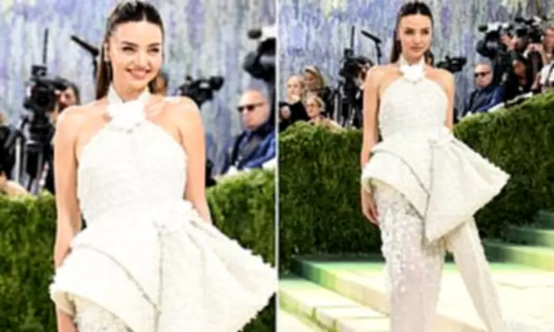 Miranda Kerr Stuns in Elegant White Ensemble at Met Gala 2026