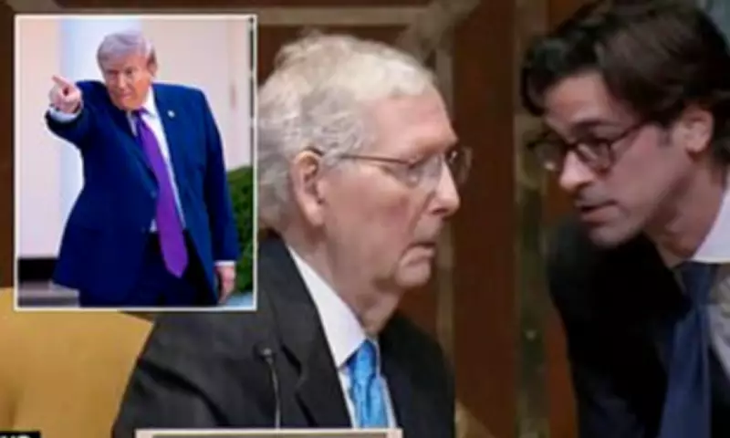 Mitch McConnell Freezes Again at Hearing, Trump Calls for Staffer's Firing