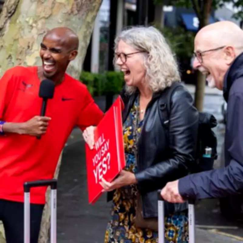 Mo Farah Offers Free Holidays to Strangers with One Condition