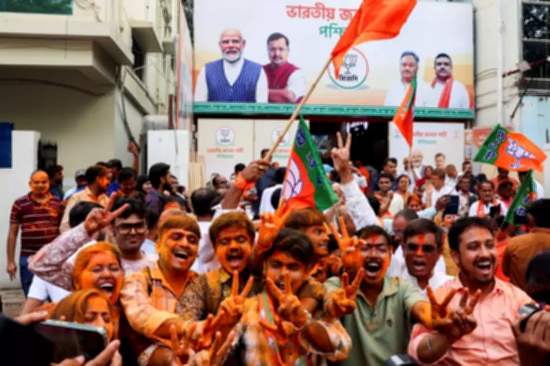 Modi's BJP Set for Historic Win in West Bengal as Rivals Collapse