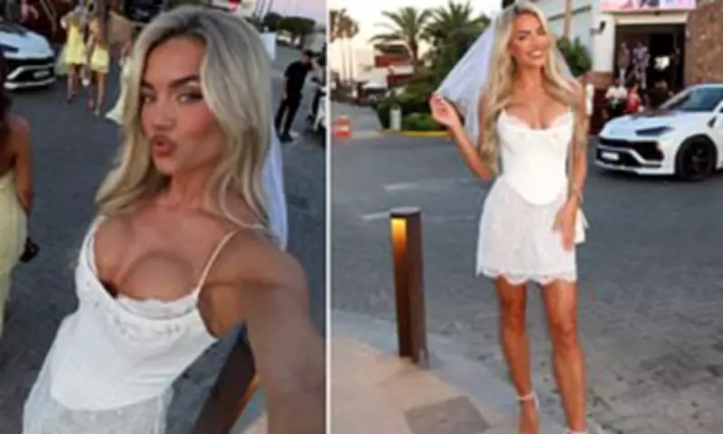 Molly Smith Stuns in Bridal Mini Dress at Ibiza Hen Do Ahead of Wedding