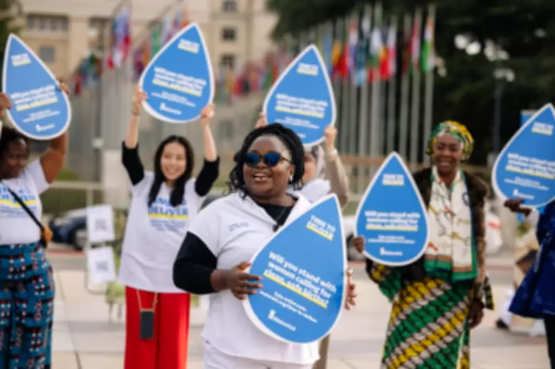 Mothers and Midwives Demand Clean Water in Maternity Wards at WHO Protest