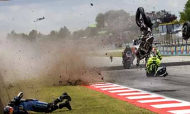 Moto GP Race Halted After Alex Marquez's Brutal Crash and Air Lift