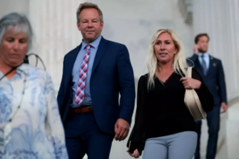 MTG's Fiancé Resigns as White House Correspondent After Trump's Remark