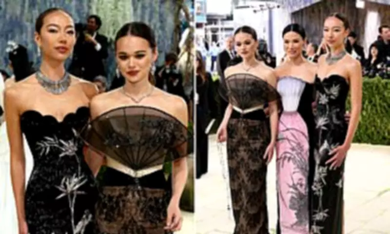 Murdoch heiresses Grace and Chloe stun in coordinated Ashi Studio gowns at Met Gala