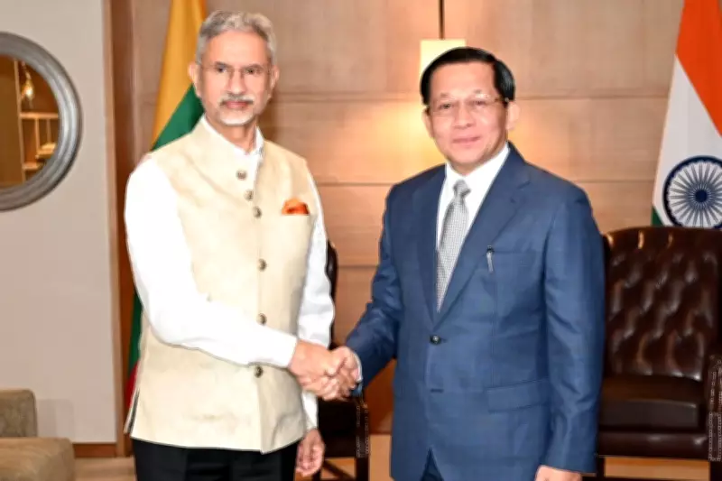 Myanmar Junta Leader Min Aung Hlaing Visits India for Talks