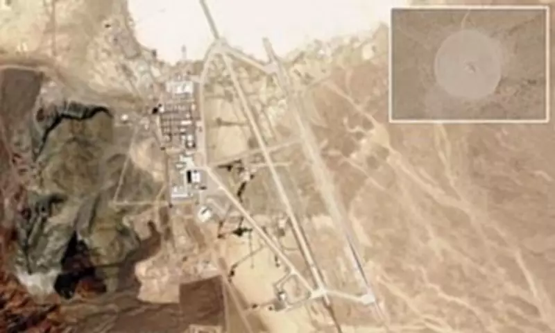 Mysterious Circular Formation Near Area 51 Sparks UFO Landing Speculation