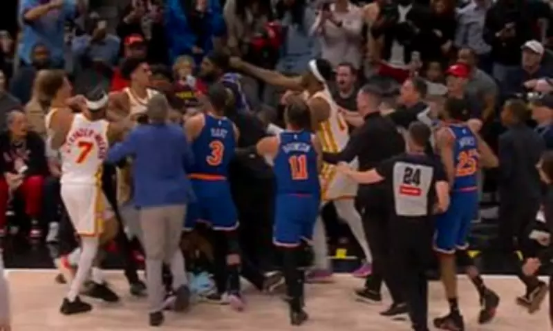NBA Playoff Brawl Erupts Between Knicks and Hawks Stars