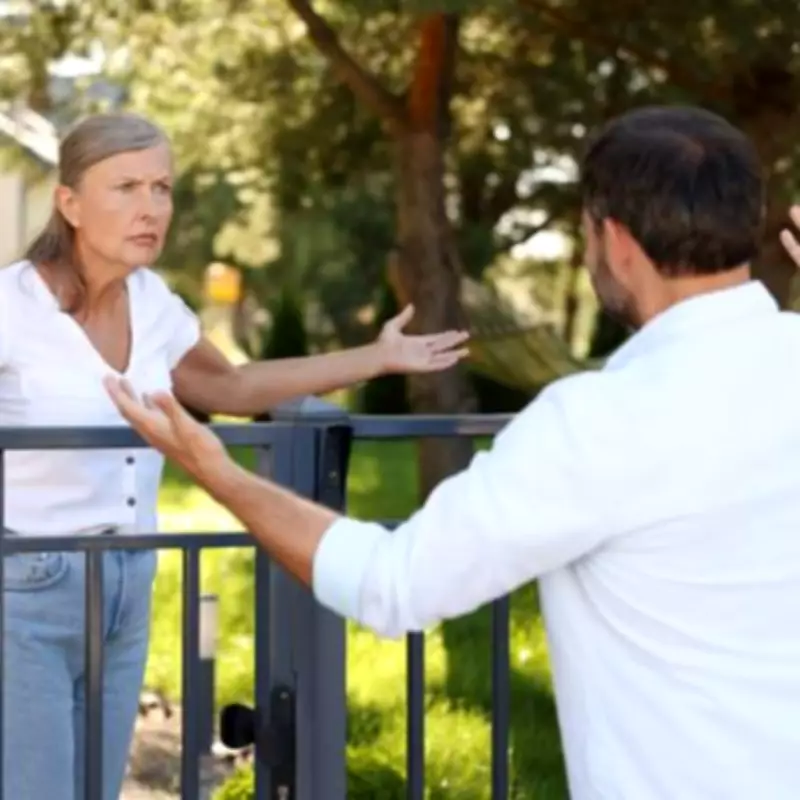 Neighbour Asks Family to Leave Garden So They Can Argue Privately