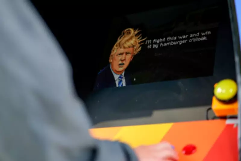 New Arcade Game on National Mall Satirizes Trump's Iran War
