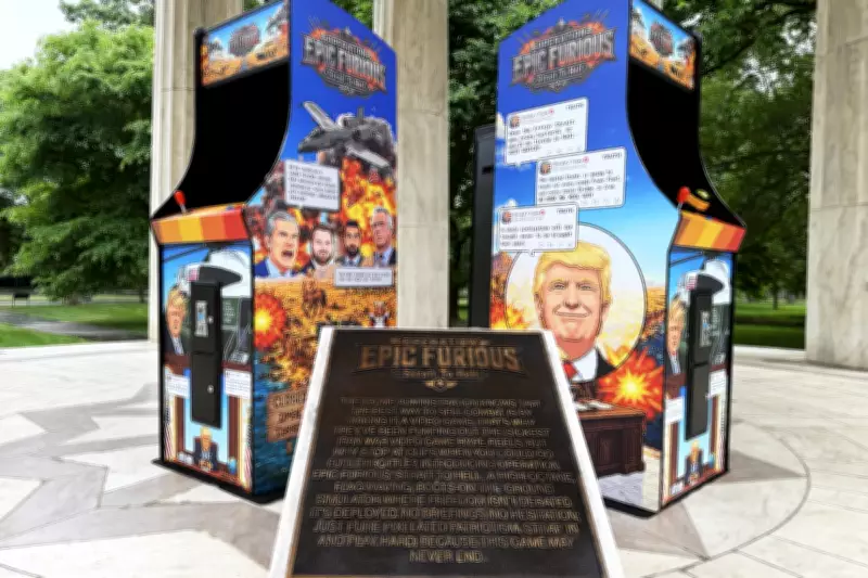 New DC Arcade Game Satirizes Trump's Iran War Policy