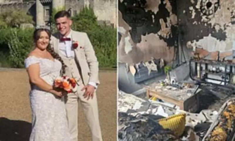 Newlyweds Homeless After Devastating Extension Lead Fire Destroys Home