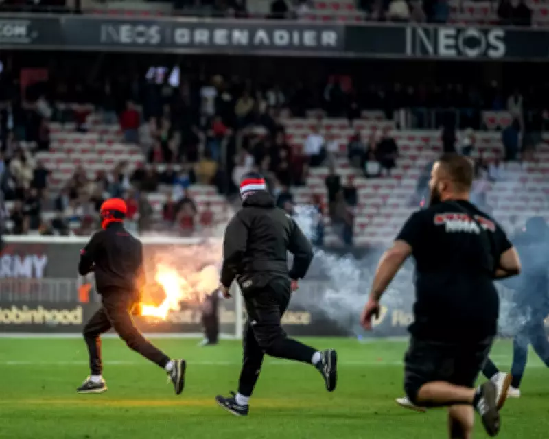 Nice Fans Storm Pitch After Draw as Ineos Ownership Faces Relegation Threat