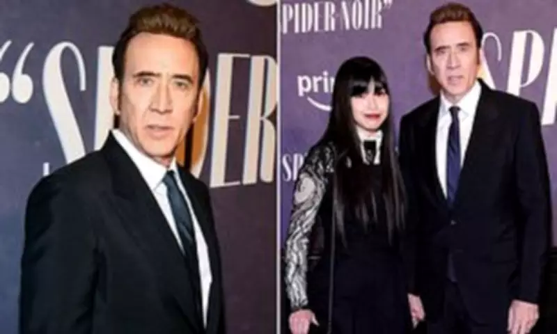 Nicolas Cage and Wife Riko Shibata Stun at Spider-Noir Premiere in NYC