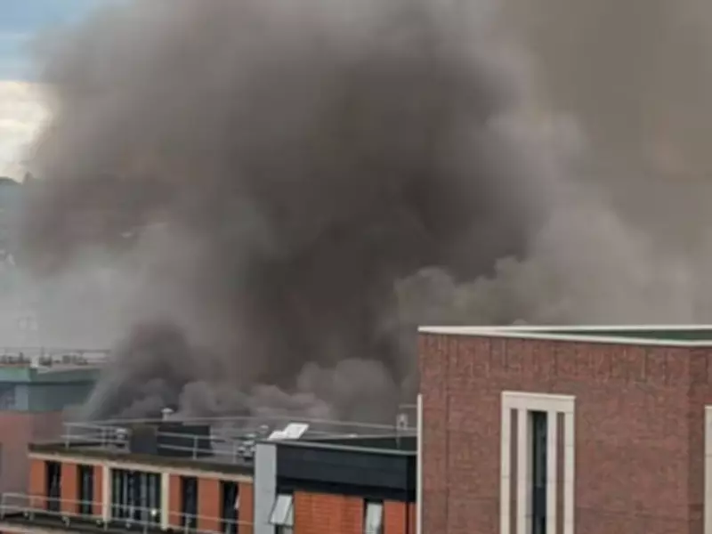 Nottingham City Centre Fire Causes Huge Smoke Plume and Traffic Chaos