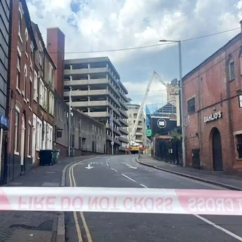 Nottingham Fire: Police Close City Centre Road Near Rock City Venue