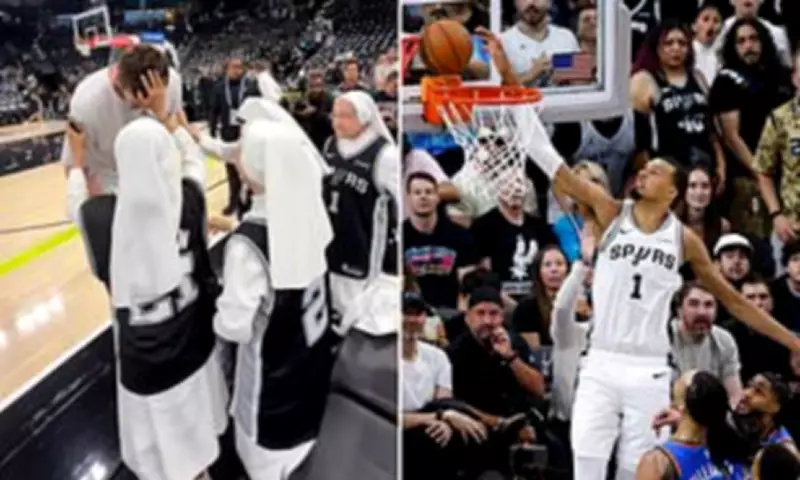 Nuns Bless Spurs Center Luke Kornet Before Game 4 Win vs Thunder