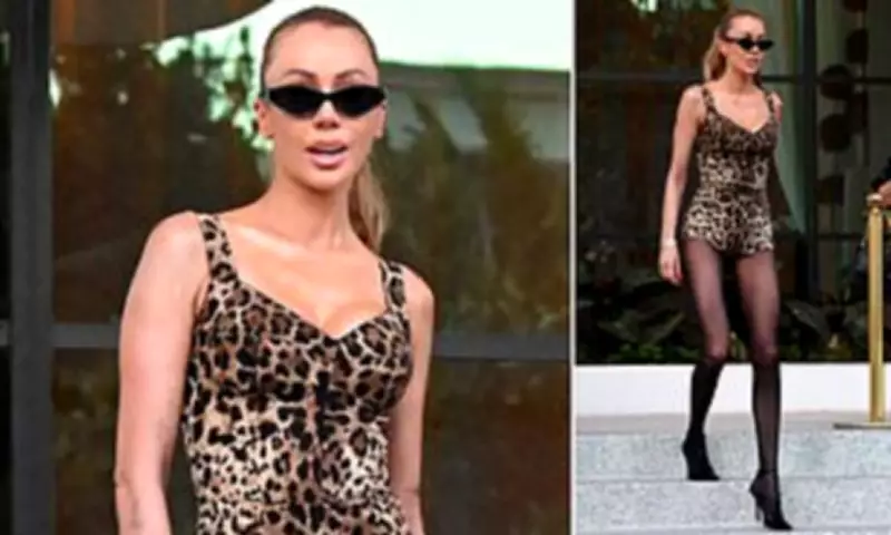 Olivia Attwood Dazzles in £1,600 Leopard Print Playsuit Amid Pete Wicks Romance Rumours