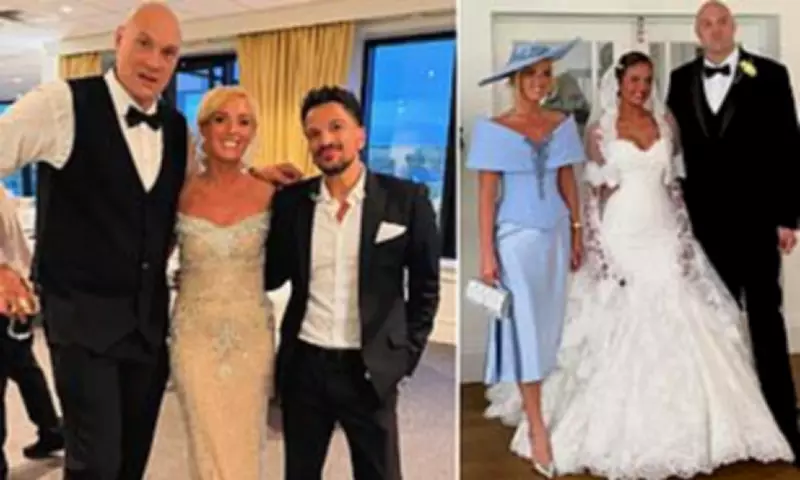 Paris Fury Stuns in Gold Gown at Daughter Venezuela's Wedding Reception