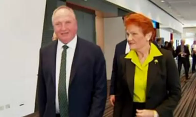 Pauline Hanson Heard Calling Reporter 'Nasty B****' in Heated Exchange