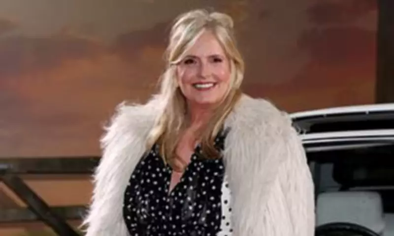 Penny Lancaster Stuns in Polka Dot Dress at Rivals Season 2 Premiere