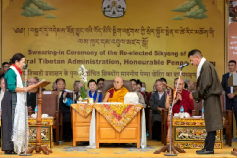 Penpa Tsering Sworn In for Second Term Leading Tibet's Government-in-Exile