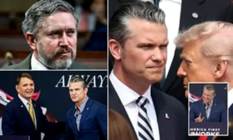 Pentagon chief Hegseth mimics Trump in bid to unseat Rep. Massie