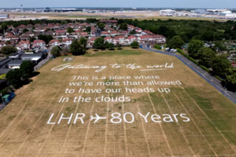 Poem in Field Celebrates Heathrow Airport's 80th Anniversary