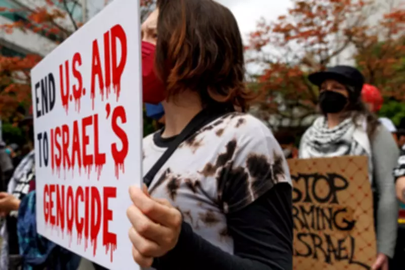 Portland Activists Protest Israeli Drone Company Sightline Intelligence