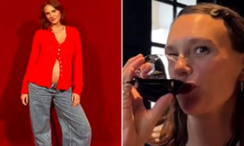 Pregnant Aussie Model Sparks Fury Over Drinking Clip