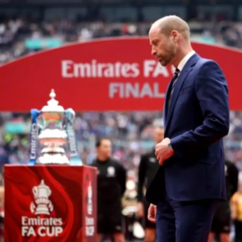 Prince William Meets FA Cup Final Teams on 20th Anniversary as FA Patron