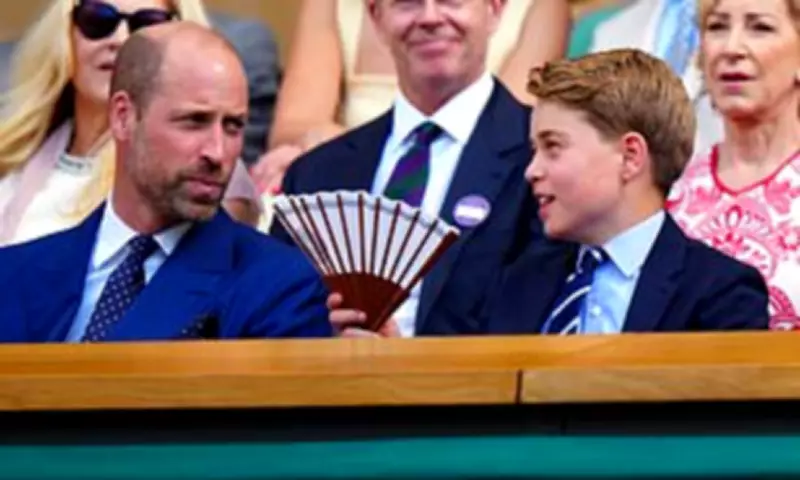 Prince William Reveals Prince George Boards at Lambrook School