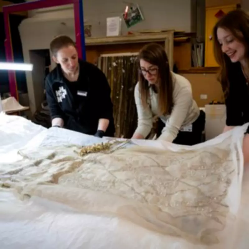 Princess Mary's Century-Old Wedding Dress Restored for Exhibition