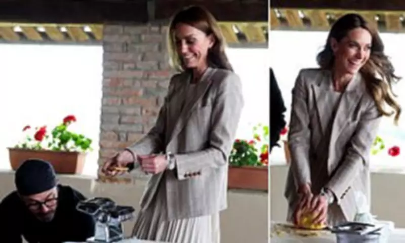 Princess of Wales Makes Pasta and Visits Preschool on Italy Tour
