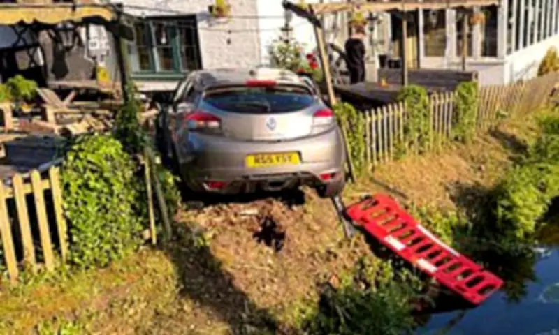 Pub Landlady Fumes After Ninth Car Crashes into Beer Garden