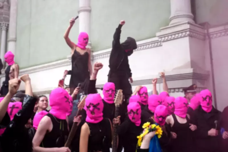 Pussy Riot and FEMEN Protest Russian Pavilion at Venice Biennale