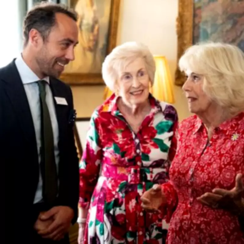 Queen Camilla and James Middleton Honor Cancer-Detecting Dogs at Clarence House