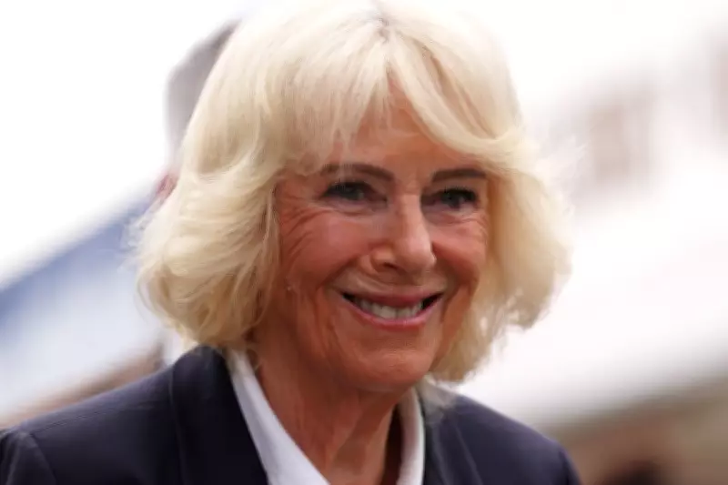 Queen Camilla Greets Ex-Husband Andrew Parker Bowles at Equestrian Event