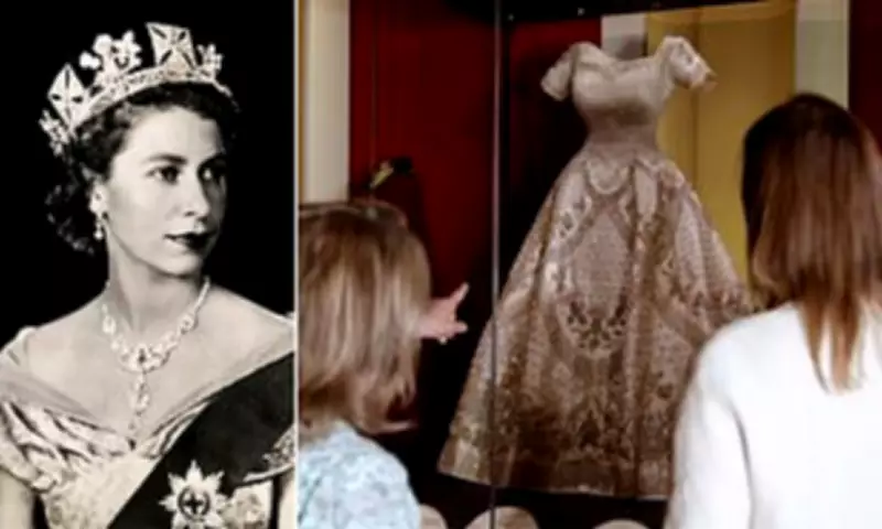Queen Elizabeth II's Coronation Gown Exhibition at Buckingham Palace