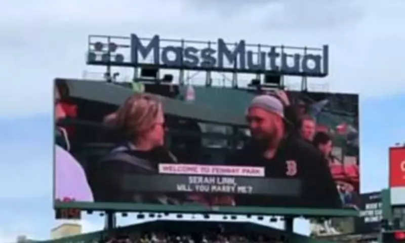 Red Sox Fan's Marriage Proposal at Fenway Park Ends in Awkward Rejection