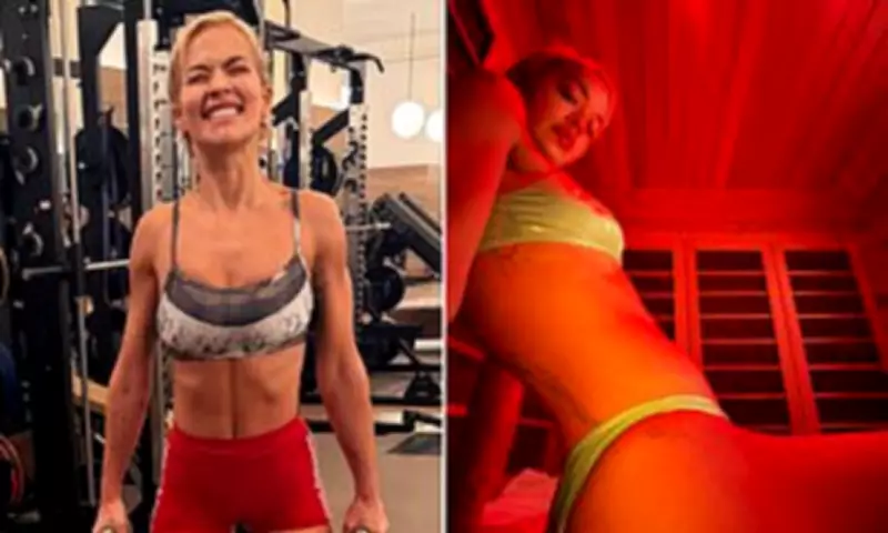 Rita Ora Shows Off Abs in Bikini During Infrared Sauna Spa Session in London