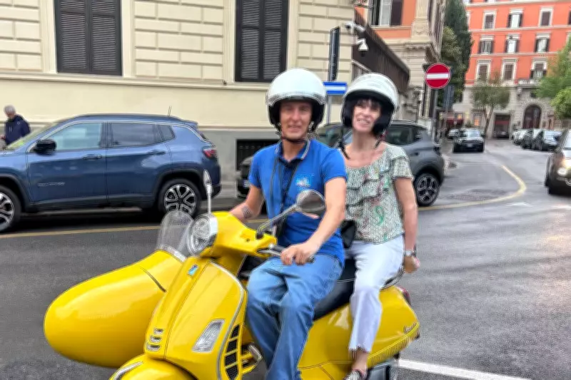 Roman Holiday Recreated: Vespa Tour of Italy's Capital Ahead of 80th Birthday