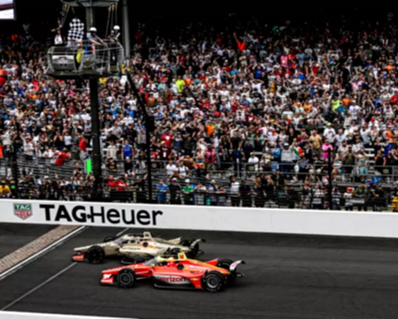 Rosenqvist Wins Indy 500 in Dramatic Finish, Malukas Second