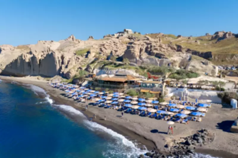 Royal Caribbean Opens First European Private Beach Club in Santorini