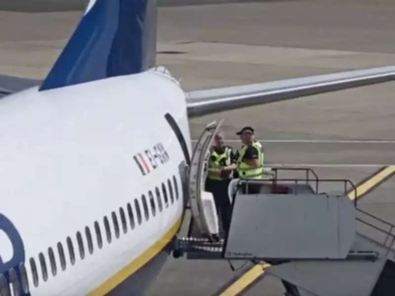 Ryanair flight met by police at Edinburgh after passenger disruption