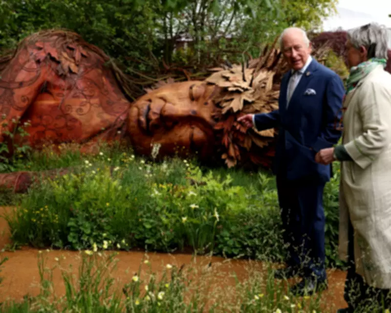 Sarah Eberle Wins Top Prize at Chelsea Flower Show with Tree Carving Garden