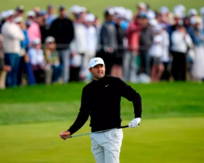 Scheffler Endures 'Absurd' Pins to Stay in Hunt at US PGA
