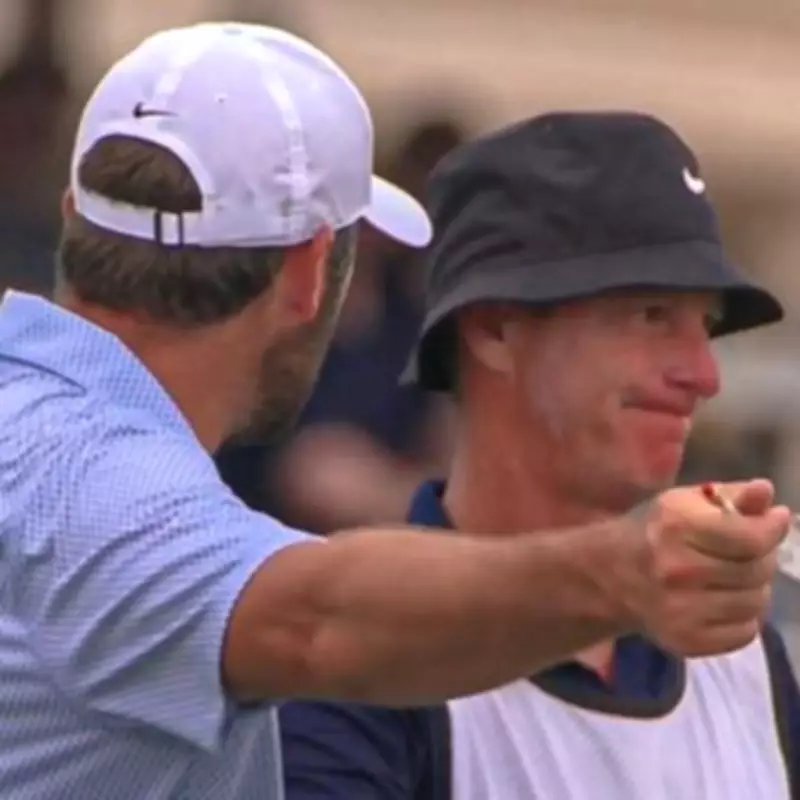 Scottie Scheffler Loses Temper at Caddie Ted Scott After Third Consecutive Runner-Up Finish