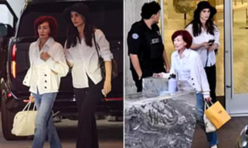 Sharon and Aimee Osbourne Enjoy Shopping Spree in Beverly Hills